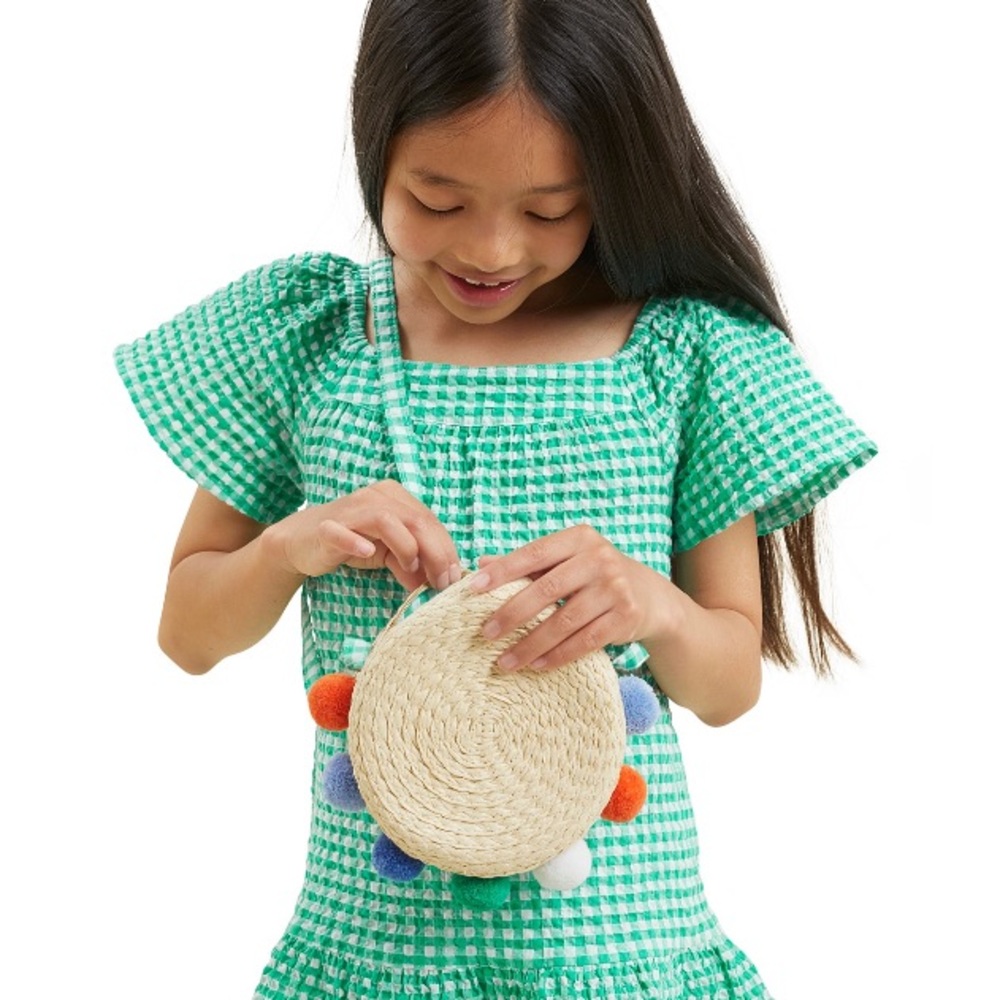 🌻5/$30🌻 SEED HERITAGE Pom Pom Cross Body Bag - Children